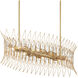 Marquise 8 Light 40 inch Luxor Gold Chandelier Ceiling Light