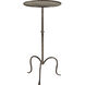 Martini 24 X 12 inch Aged Iron Martini Table