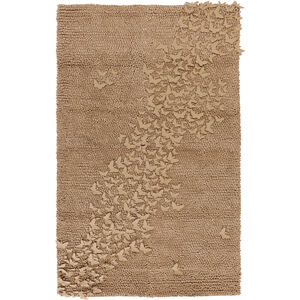 Butterfly 36 X 24 inch Camel Rug