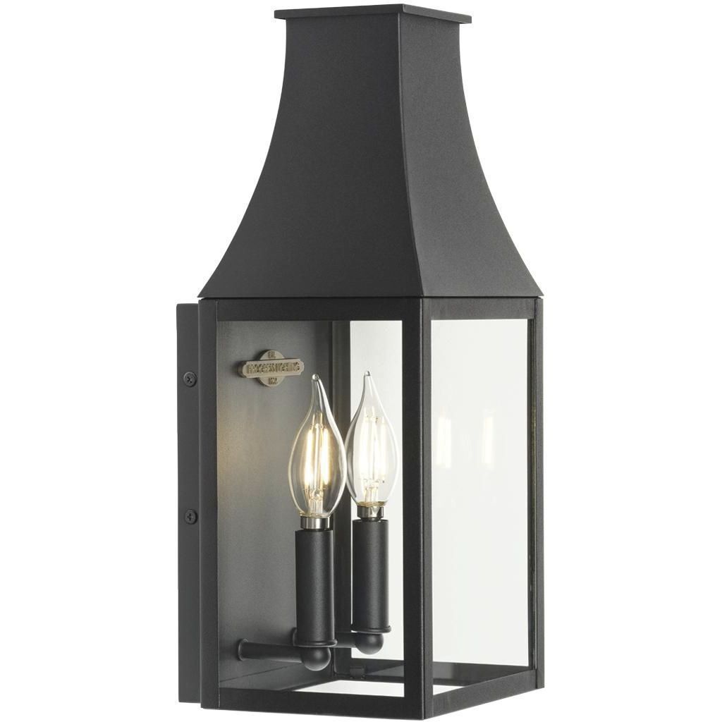 Radcliffe 2 Light 16 inch Black Outdoor Wall Lantern