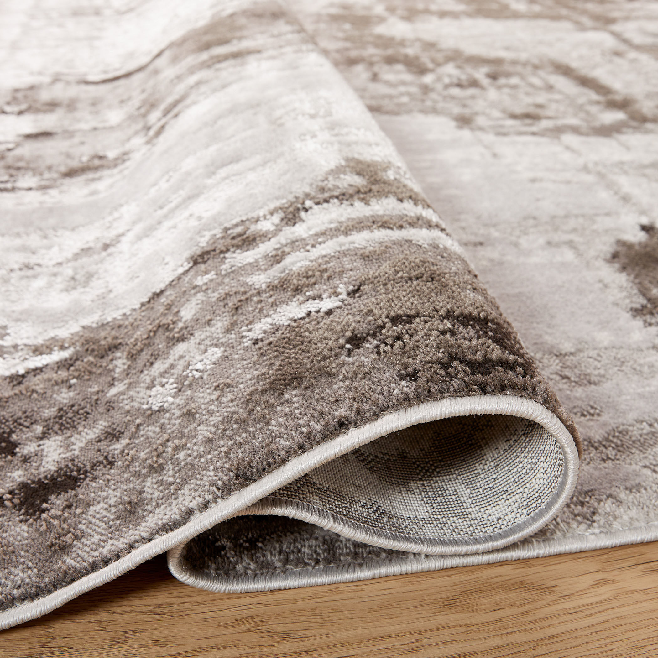 Ayda 36 X 24 inch Black/Grey Rug in 2 x 3