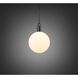 Forked LED 11.42 inch Gun Metal Pendant Ceiling Light