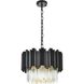 Willow 4 Light 16 inch Black Chandelier Ceiling Light