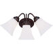 Brighton 3 Light 11 inch English Bronze Bath Light Wall Light