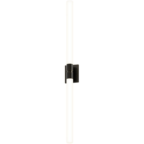 Scepter LED 4.5 inch Black Brass Bath Bar Wall Light