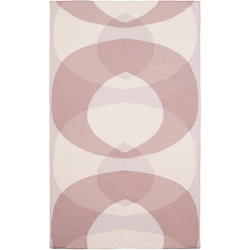 Taurus One 36 X 24 inch Pink and Purple Area Rug, Wool