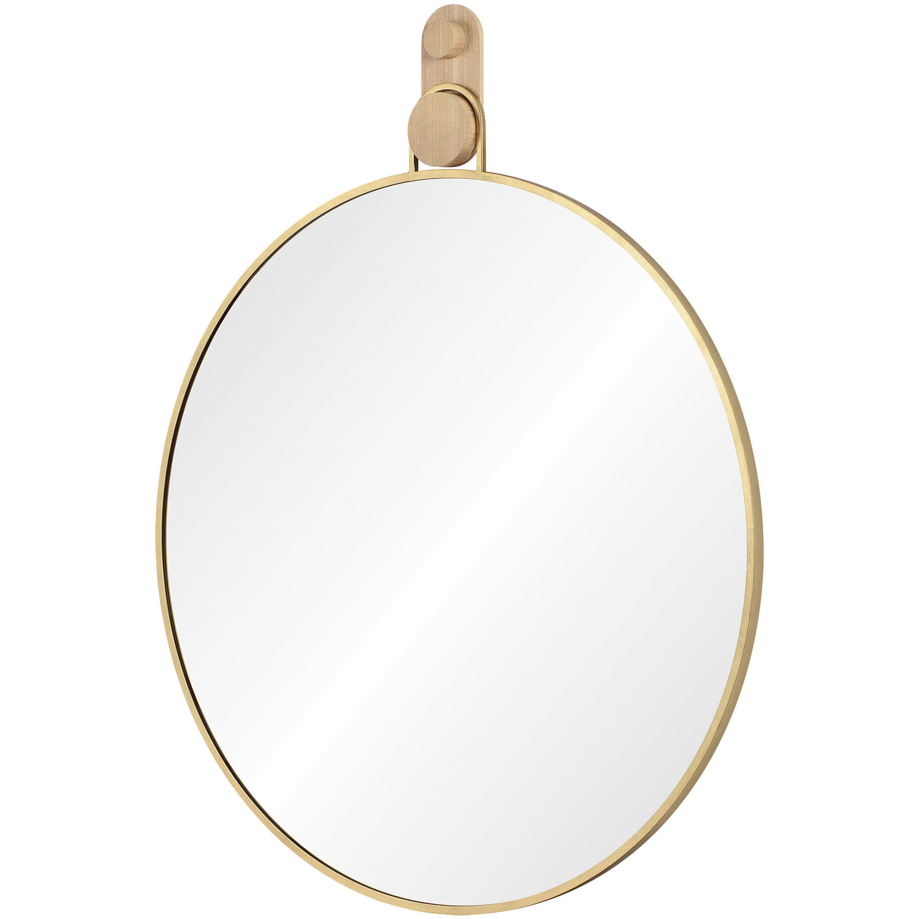 Kinsley 49 X 40 inch Clear and Gold Wall Mirror