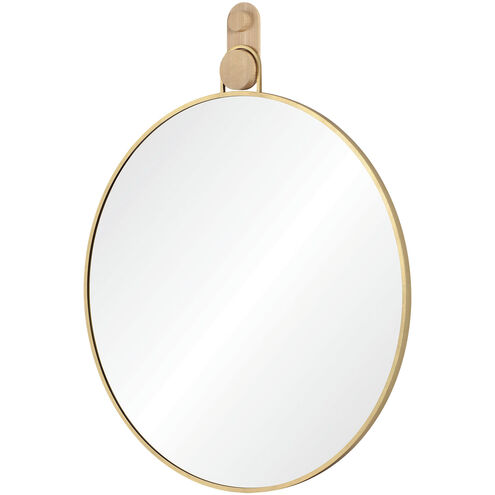 Kinsley 49 X 40 inch Clear and Gold Wall Mirror