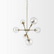 Britton 27 inch Gold Chandelier Ceiling Light