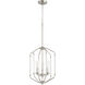 Citadel 3 Light 14 inch Satin Nickel Entry Pendant Ceiling Light