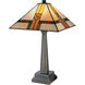 Evelyn 21 inch 100.00 watt Antique Brass Table Lamp Portable Light