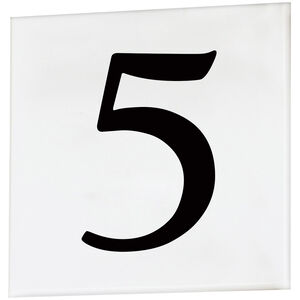 Address White Square Tile