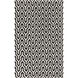 Fallon 36 X 24 inch Ivory, Black Rug