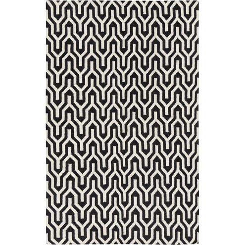 Fallon 36 X 24 inch Ivory, Black Rug