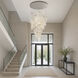 Rinkle LED 36.25 inch Polished Chrome Multi-Light Pendant Ceiling Light