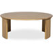 Penny 39 X 39 inch Natural Coffee Table, Large