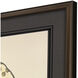 Golden Cheetah Black and Metallic Framed Art