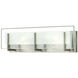 Latitude 2 Light 18 inch Brushed Nickel Vanity Light Wall Light