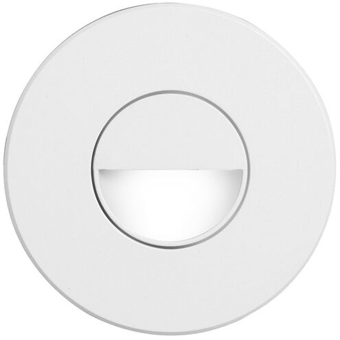 Logan 120VAC 3.30 watt White Step/Wall Light, Round
