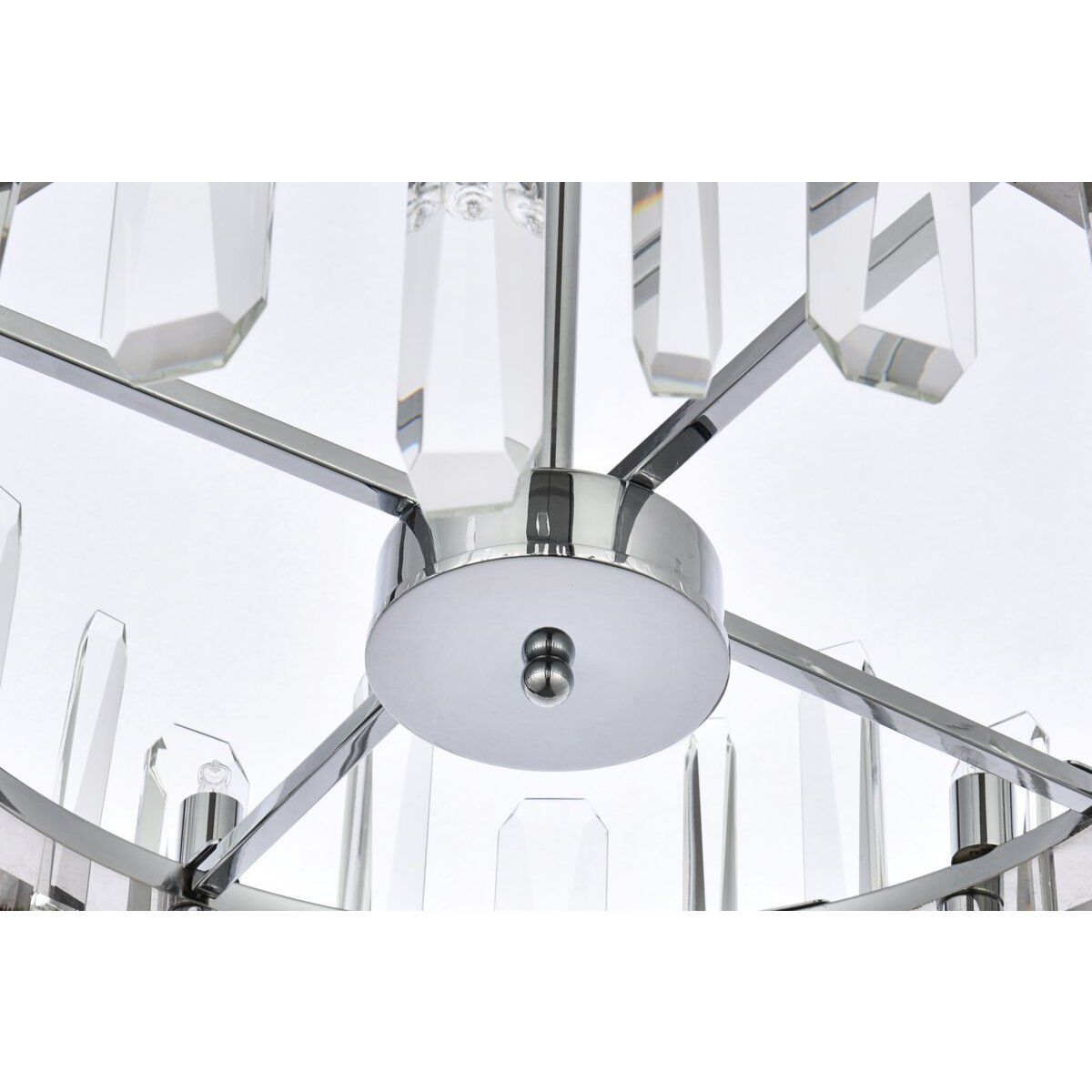 Serena 10 Light 20 inch Chrome Pendant Ceiling Light