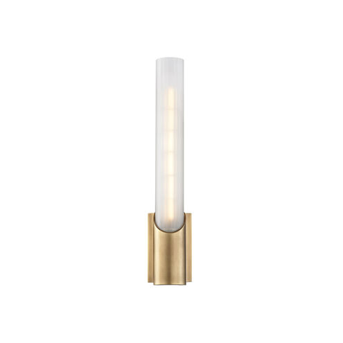 Pylon LED 2.75 inch Aged Brass ADA Wall Sconce Wall Light