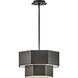 Facet 5 Light 16.5 inch Black Oxide Pendant Ceiling Light