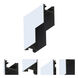 Ventrix White Track Component Ceiling Light
