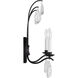 C&M by Chapman & Myers Shannon 2 Light 10.75 inch Aged Iron Wall Sconce Wall Light