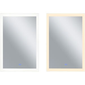 CWI Lighting Abigail 49 X 30 inch Matte White Wall Mirror in 3000K to 6000K 1233W30-49 - Open Box