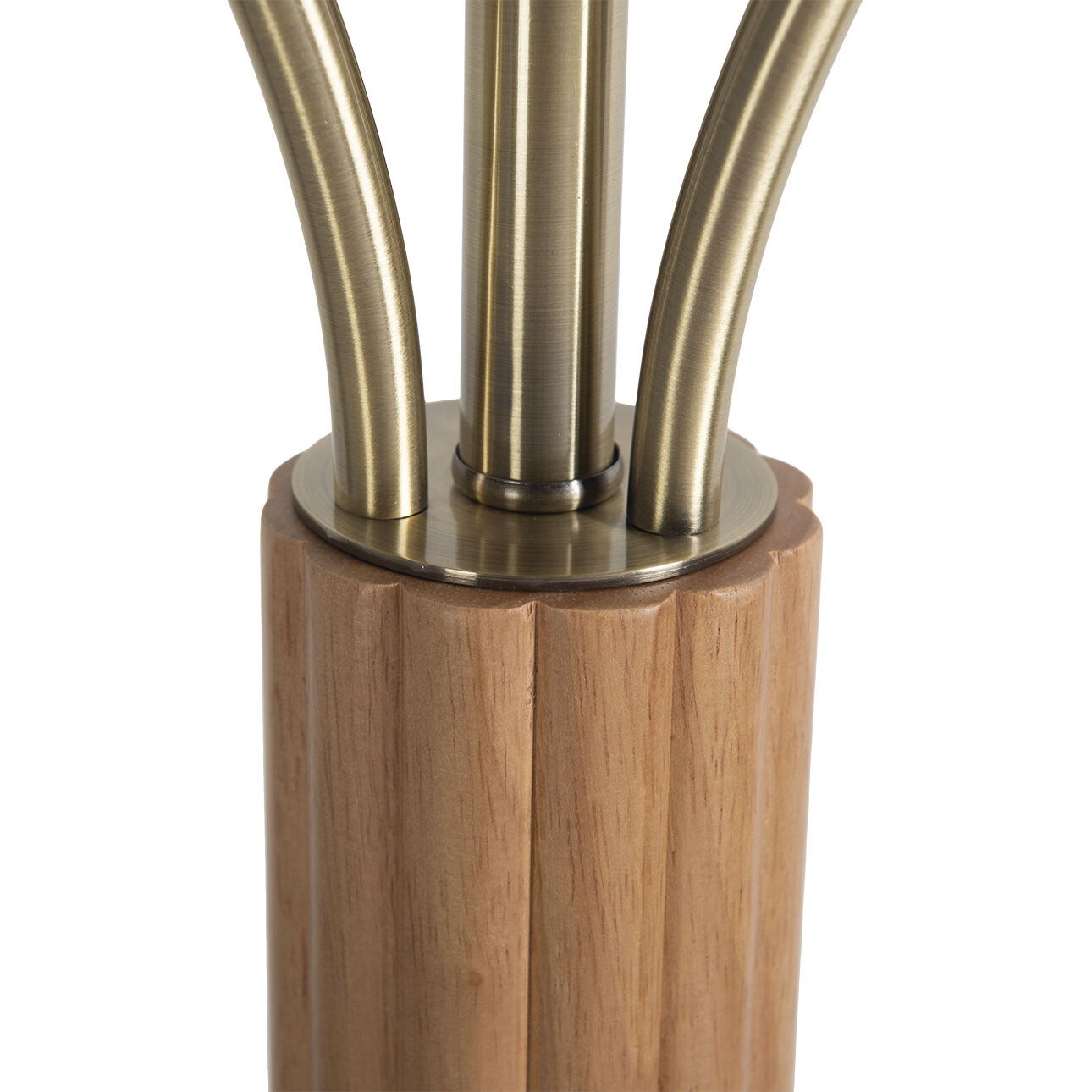 Tambo 72 inch 23.00 watt Natural Ash and Weathered Brass Torchiere Floor Lamp Portable Light