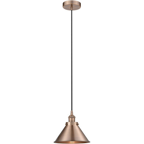 Briarcliff 1 Light 10 inch Antique Copper Mini Pendant Ceiling Light