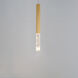 Diaphane LED 1.5 inch Gold Single Pendant Ceiling Light