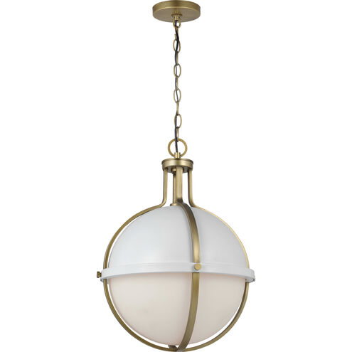 Lincoln 1 Light 16 inch Matte White Pendant Ceiling Light