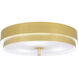 Elliott LED 16 inch Modern Brass Flush Mount Ceiling Light