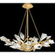 Foret 6 Light 35.5 inch Gold Pendant Ceiling Light