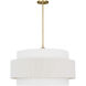 Ellen DeGeneres Belaro 4 Light 26 inch Gild Hanging Shade Ceiling Light