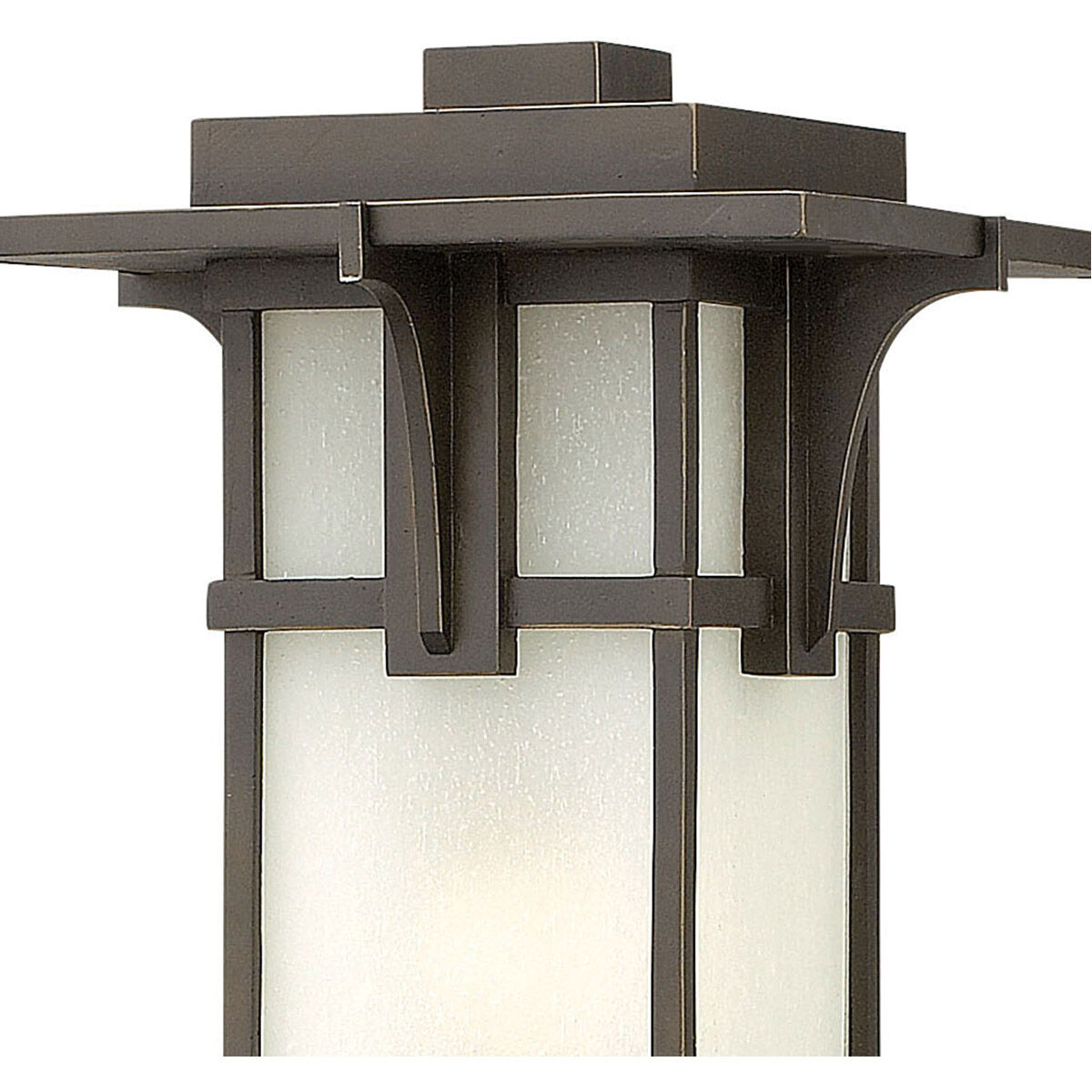Manhattan LED 22 inch Oil Rubbed Bronze Outdoor Post Lantern