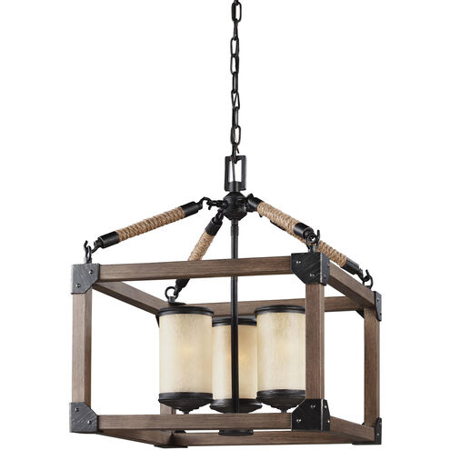 Dunning 3 Light 16.5 inch Stardust Chandelier Ceiling Light