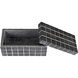 Berlin 9 X 4.5 inch Black Marble Box, Set of 2