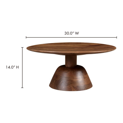 Nels 30 X 30 inch Brown Coffee Table