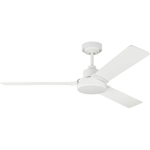 Jovie 52 52 inch Matte White Indoor/Outdoor Ceiling Fan