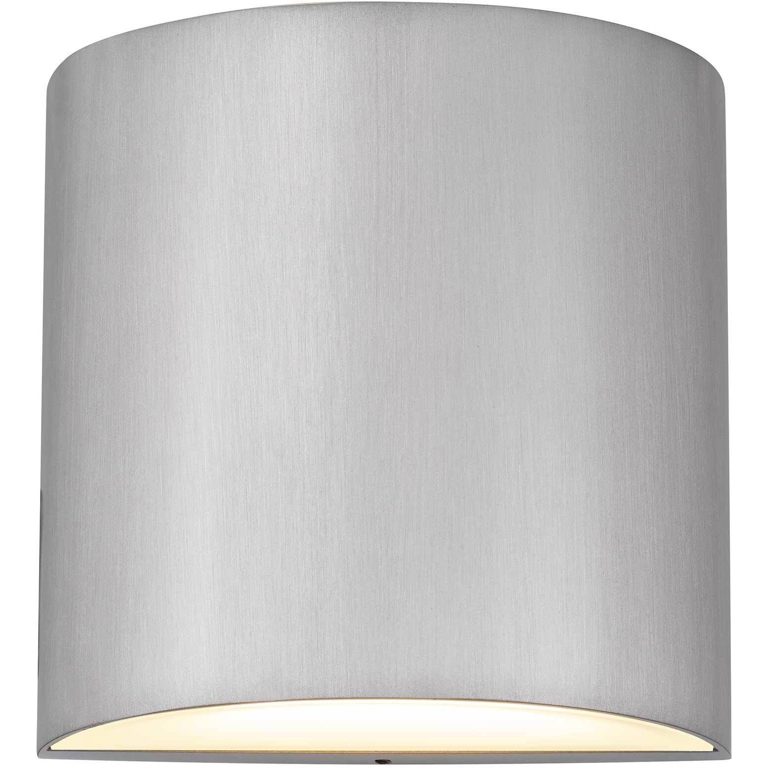 Veil LED 4.63 inch Brushed Aluminum Outdoor Wall Sconce