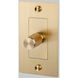 1G 110-120 Brass Dimmer Switch, Incandescent