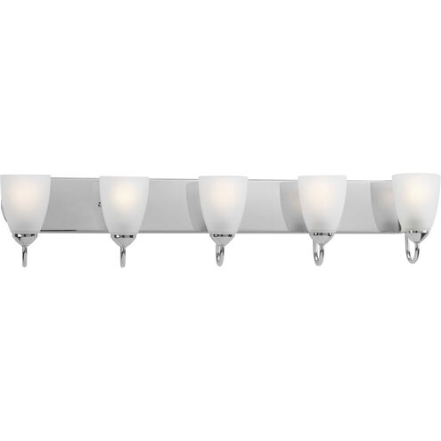 Crotone 5 Light 36 inch Polished Chrome Bath Vanity Wall Light