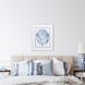 Waterside Collection Blue Framed Art