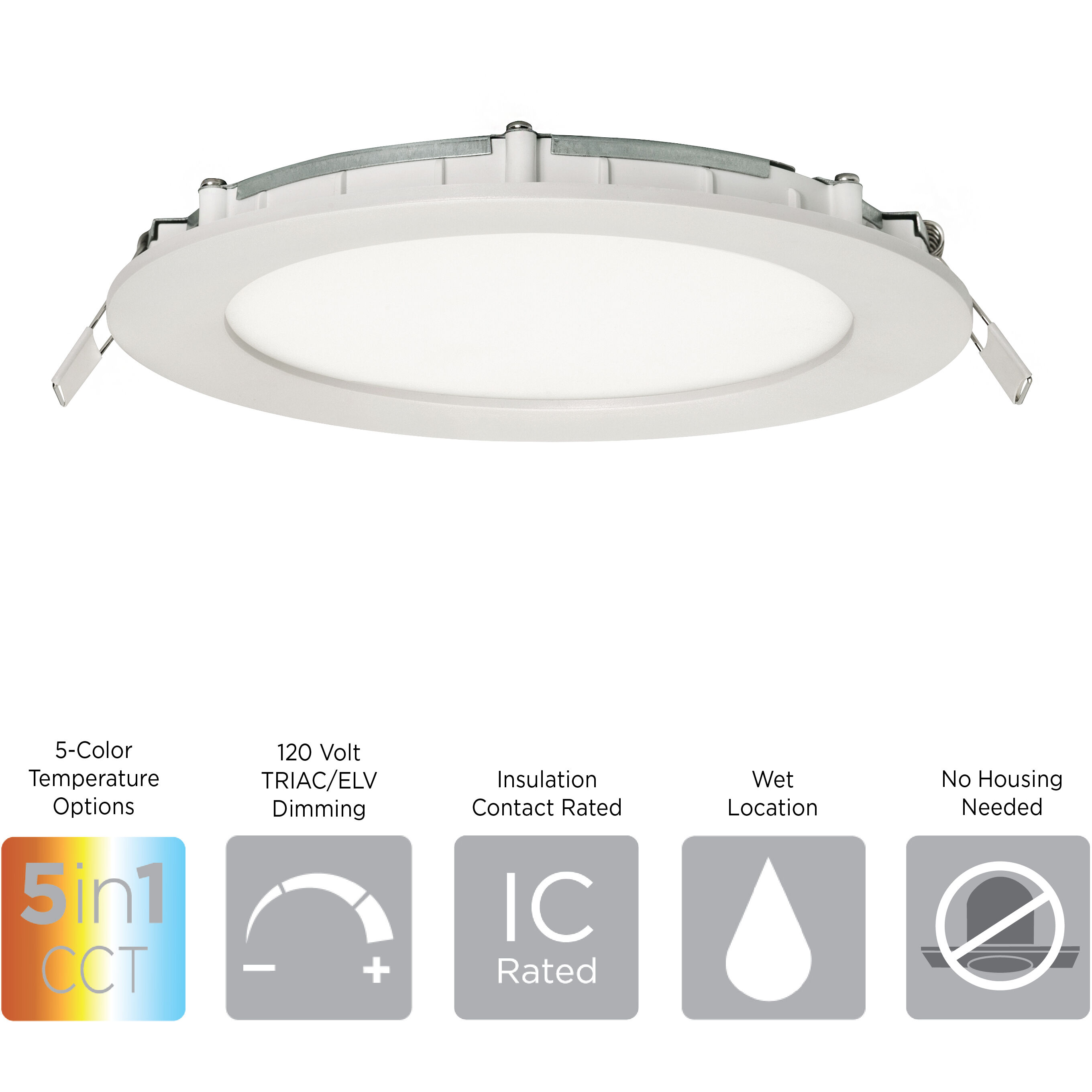 Tuck LED 8.75 inch White Flush Mount Ceiling Light