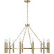 Winton 12 Light 35 inch Matte Brass Chandelier Ceiling Light