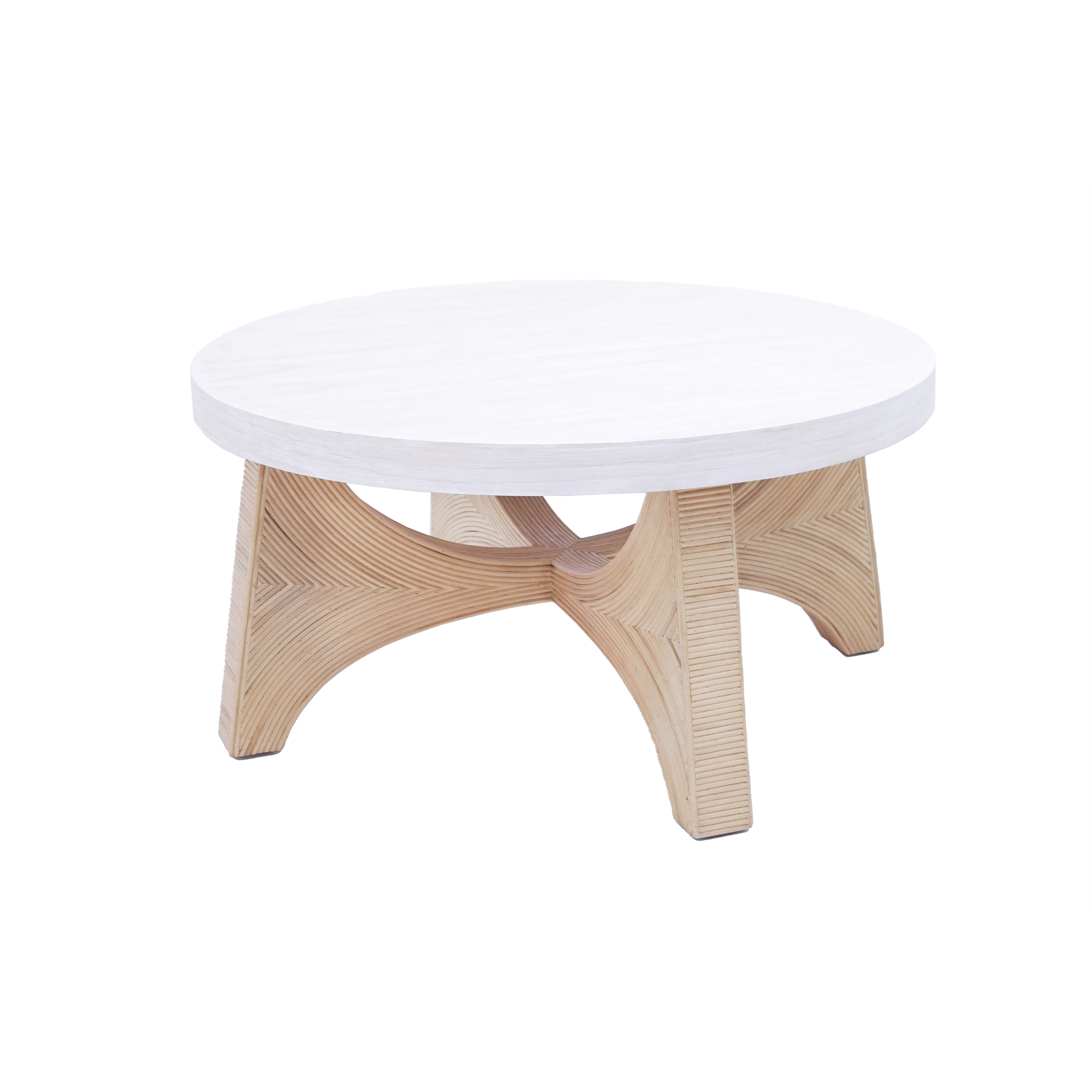 Sconset 36 X 36 inch Natural with White Ash Coffee Table
