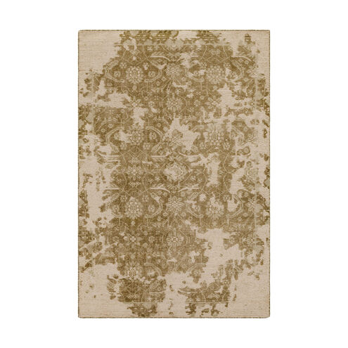 Hoboken 36 X 24 inch Green and Green Area Rug, Wool