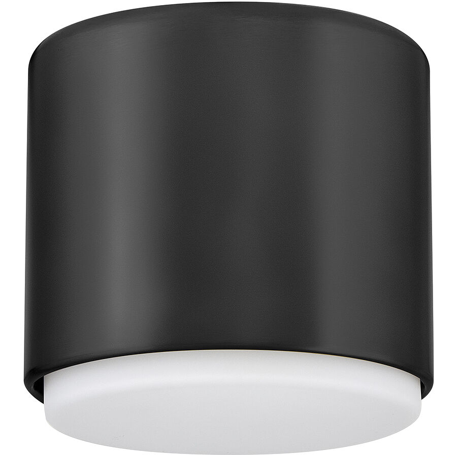 Cedric 1 Light 5.25 inch Black Flush Mount Ceiling Light